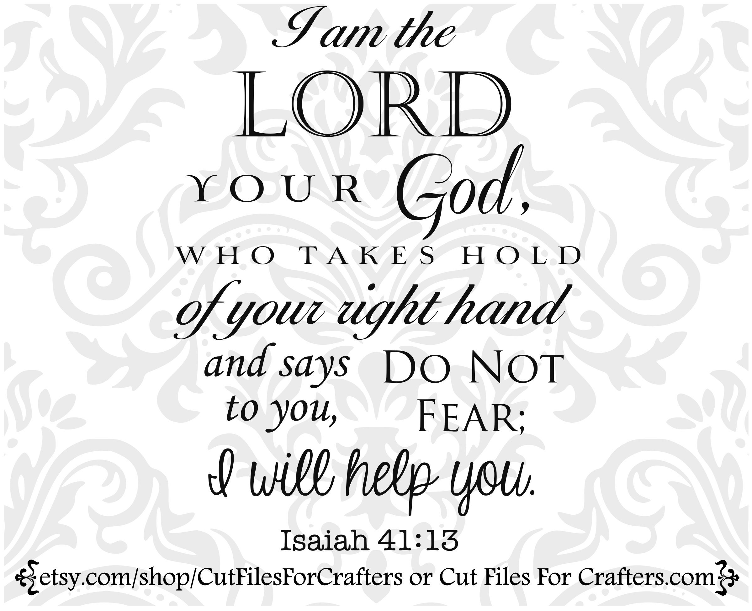 Amazon.com: Isaiah 41:10 Bible Verse Scripture Christian