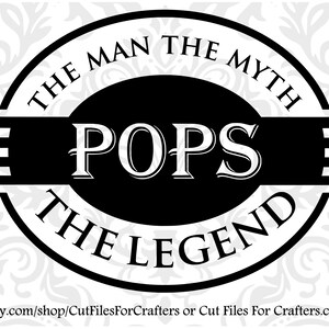 De man De mythe De legende popt Svg, De man De mythe De legende Papa, De man De mythe De legende Opa, de man De mythe De legende Vader