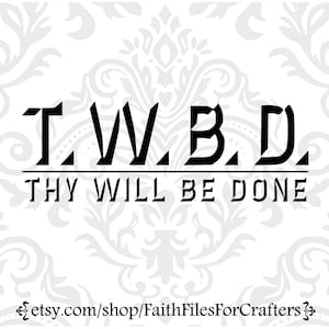 T.W.B.D. Matthäus 6:10 TWBD christliches Shirt
