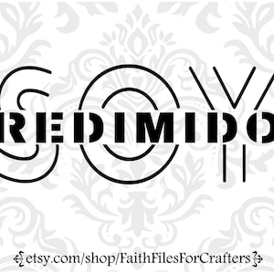 Soja-Redimido-Svg, Yo-Soja-Redmido-Svg, Perdonado-Svg, Soja-Redimido En Cristo-Svg, Soja-Perdonado Camiseta-Svg, Redamido Camiseta-Svg,