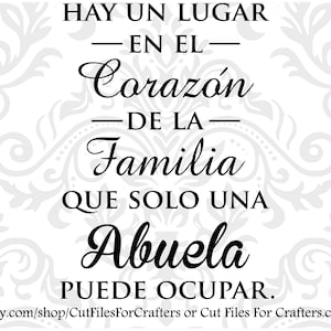 Hay Un Lugar En El Corazon De La Familia Que Solo Una Abuela Puede Ocupar Svg, La Mejor Abuela Del Mundo Svg, #1 Abuelita, Abuela Otra Vez