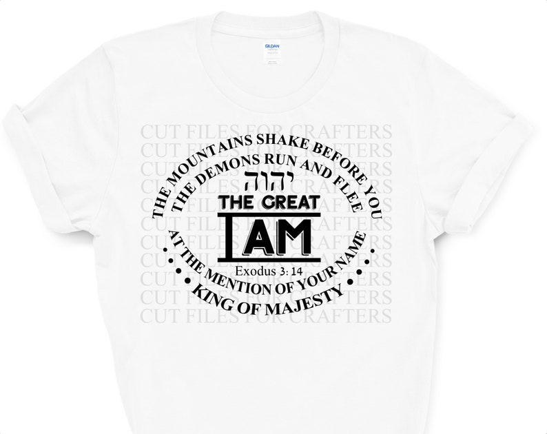 Der Große Bin ich SVG Hebräisch