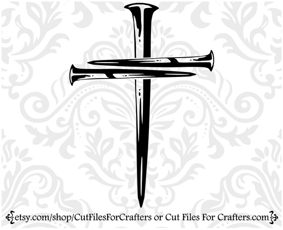 Christian Cross Nail Clip Art - wide 9