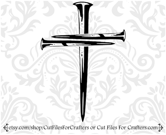 Christian Cross Nail Clip Art - wide 9