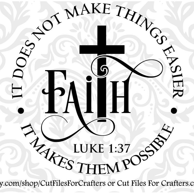 Luke 1 37 Canvas - Etsy