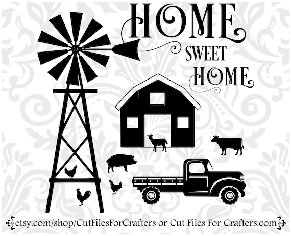 Free Free 332 Home With Windmill Svg SVG PNG EPS DXF File