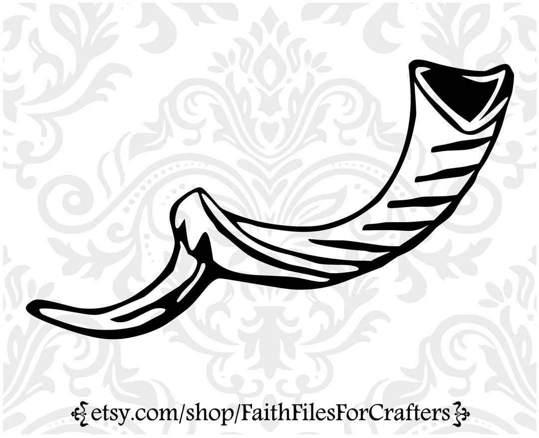 Shofar Designed by Faith Files for Crafters Svg,,shofar Svg, Shofar Shirt Svg, Shofar ...