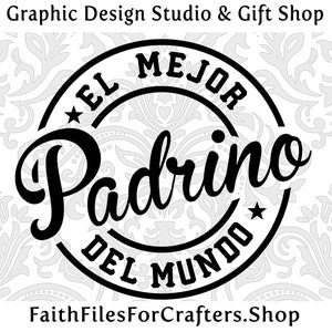 El Mejor Padrino Del Mundo Svg,Mi Padrino Es Mi Heroe Svg, Meu Deus Pai é Meu Herói Svg, Deus Pai Svg, Feliz Dia Del Padre Svg,