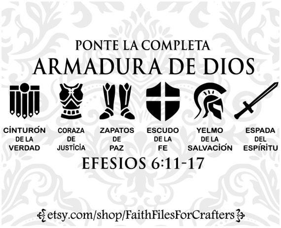 La Armadura De Dios Svg, Ponte La Completa Armadura De Dios Svg, Efesios  6:11 Svg, Ponerse La Armadura De Dios Svg, Cristiano Svg, - Etsy