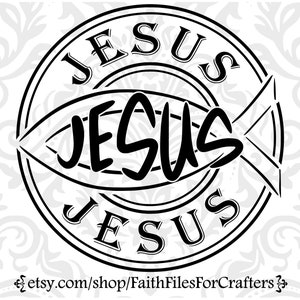 Jesus Svg, Jesus Shirt Svg, Jesus Fish Svg, Christian Svg, Christian Shirt Svg, Jesus Sublimation Svg, Christian Sublimation Svg, Jesus Png