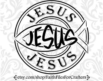 Jesus Svg, Jesus Shirt Svg, Jesus Fish Svg, Christian Svg, Christian Shirt Svg, Jesus Sublimation Svg, Christian Sublimation Svg, Jesus Png