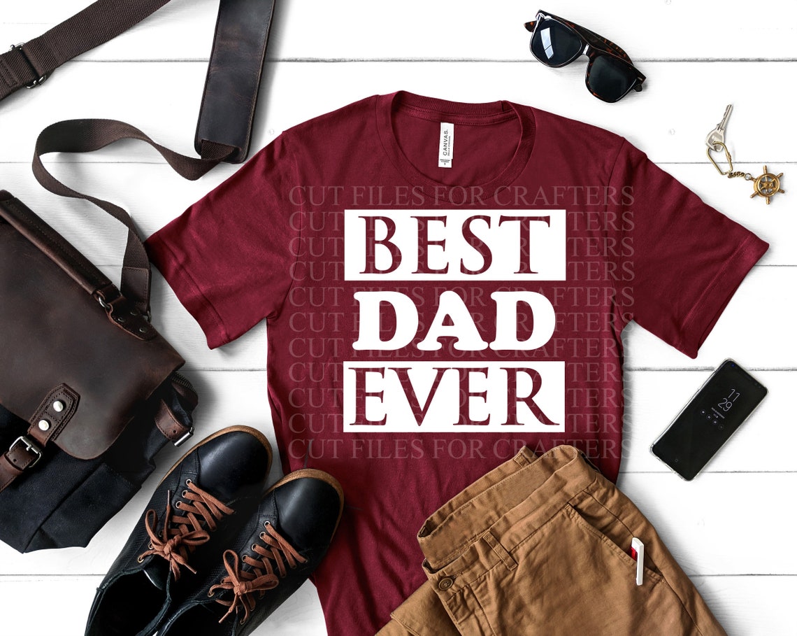 Best Dad Ever Svg Fathers Day T-shirt Svg Blessed Dad Sv | Etsy