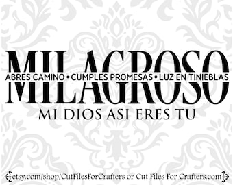 Milagroso Abres Camino Cumples Promesas Luz En Tinieblas Mi Dios Así Eres Tú, Hispanic Worship, Spanish Worship, Way Maker Miracle Worker