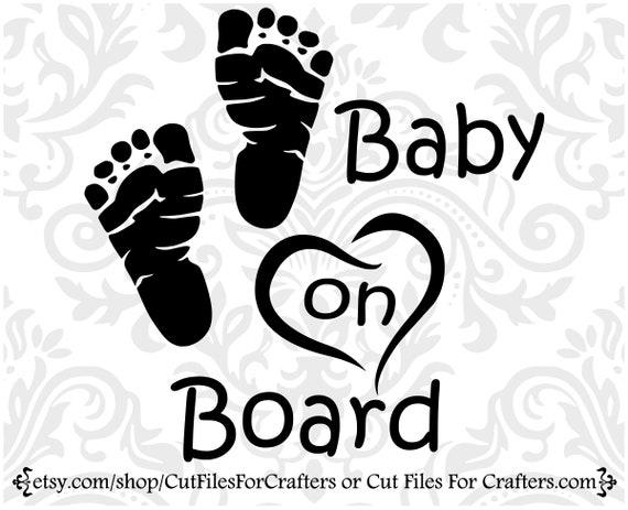 Baby on Board Svg, Grand Babies on Board, Bebe A Bordo