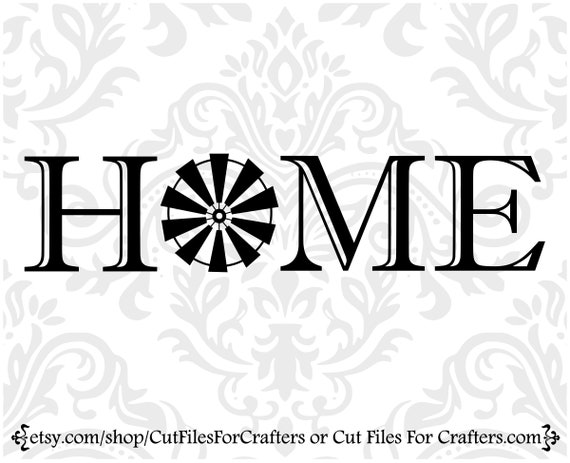 Download Home Windmill Svg Farmhouse Windmill Svg Lets Stay Home Etsy