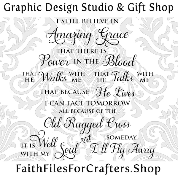 I Still Believe In Amazing Grace Sign V
