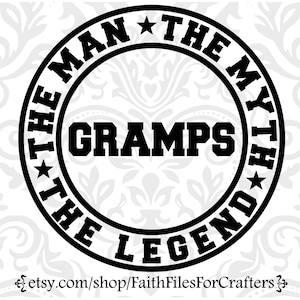 De Man De Mythe De Legende Gramps Svg, De Man De Mythe De Legende Oom, De Man De Mythe De Legende Papa,De Man De Mythe De Legende Vader