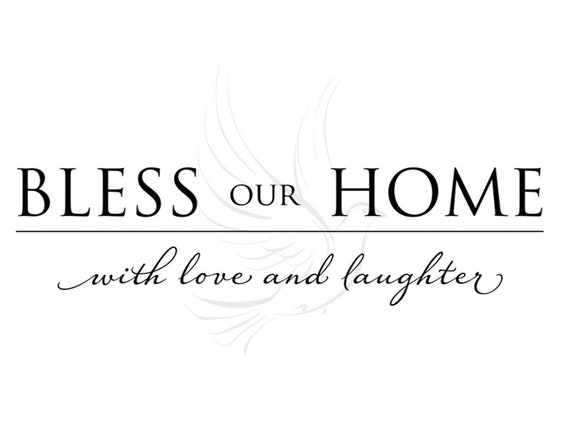 Bless Our Home With Love And Laughter Png And Svg File Etsy