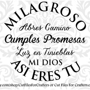 Milagroso Abres Camino Cumples Promesas Luz En Tinieblas Mi Dios Así Eres Tú, Culto Hispano, Culto Española, Way Maker Miracle Worker