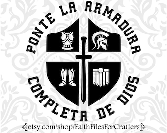 La Armadura De Dios Svg, Ponte La Armadura Completa De Dios Svg, Efesios 6:11 Svg, Ponerse La Armadura De Dios Svg, Cristiano Svg,