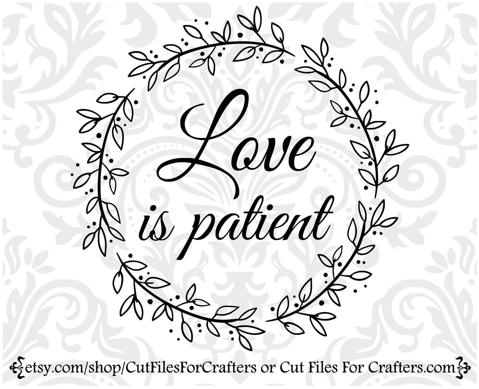 Love is Patient Svg Love is Kind Svg Love Never Fails Svg Etsy