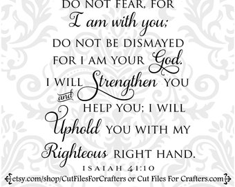 Isaiah 41 10 - Etsy