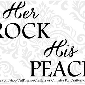 Il suo rock svg, il suo peace svg, il suo boaz svg, il suo Ruth svg, a Godly Love Story svg, Christian svg,