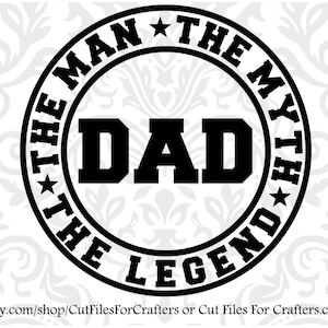 De man de mythe van de legende papa SVG, de man de mythe van de legende oom, de man de mythe de legende papa, de man de mythe de legende opa