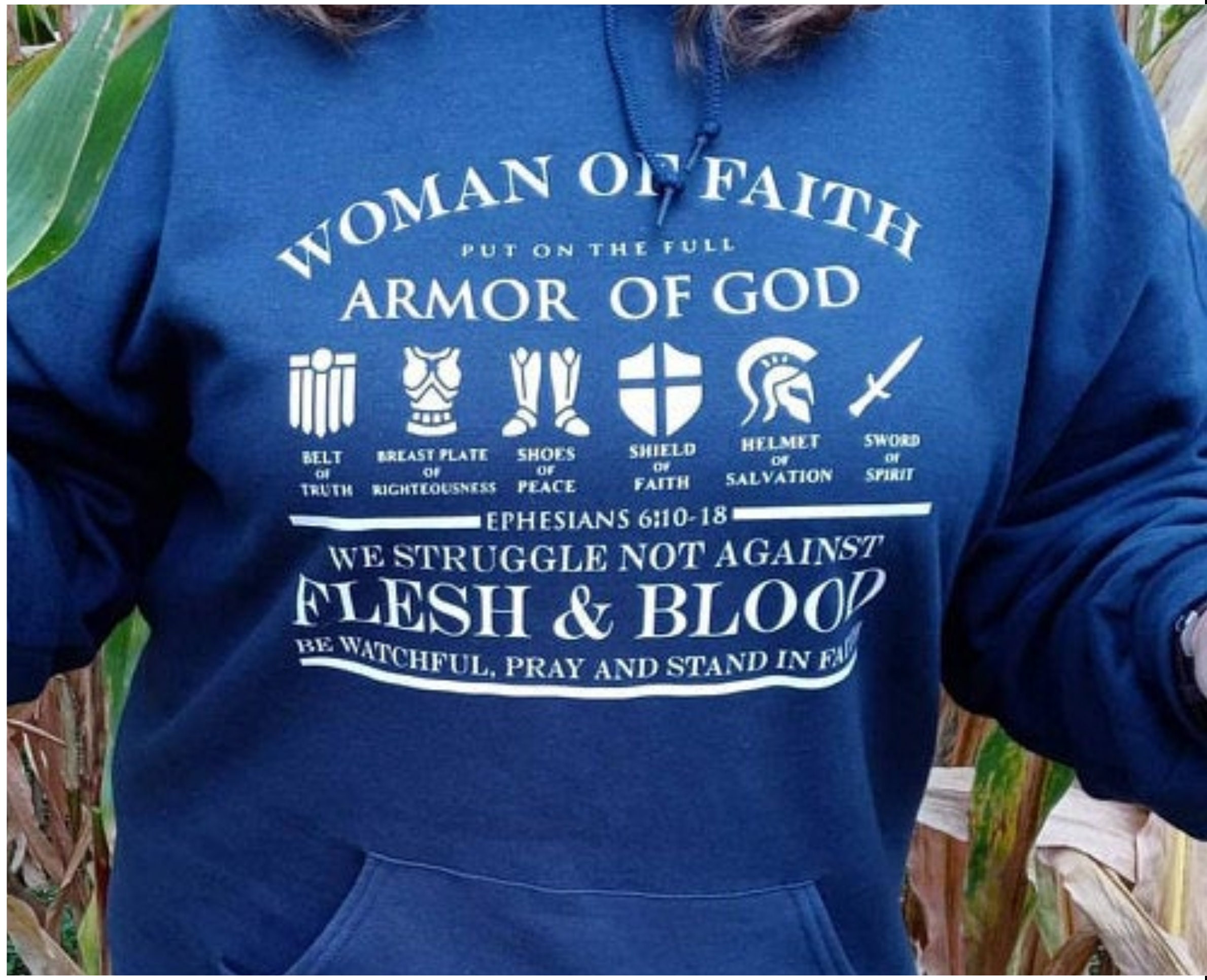 Woman of Faith Svg Armor of God Strong and Courageous  Etsy Ireland