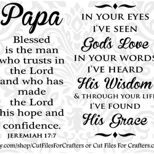 Papa Svg, gesegnet ist der Mann Svg, Papa Sublimation, Papa Druck Svg, Papa Kaffeebecher Svg, die besten Papa Svg, El Mejor Papa Svg, Christian Svg
