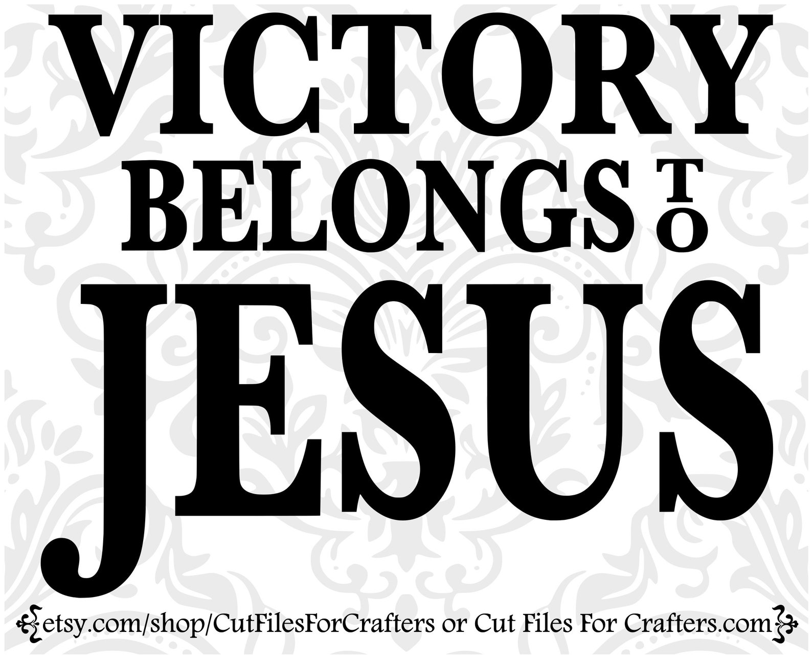 Victory Belongs to Jesus Svg Can I Get an Amen Svg Raise a Etsy