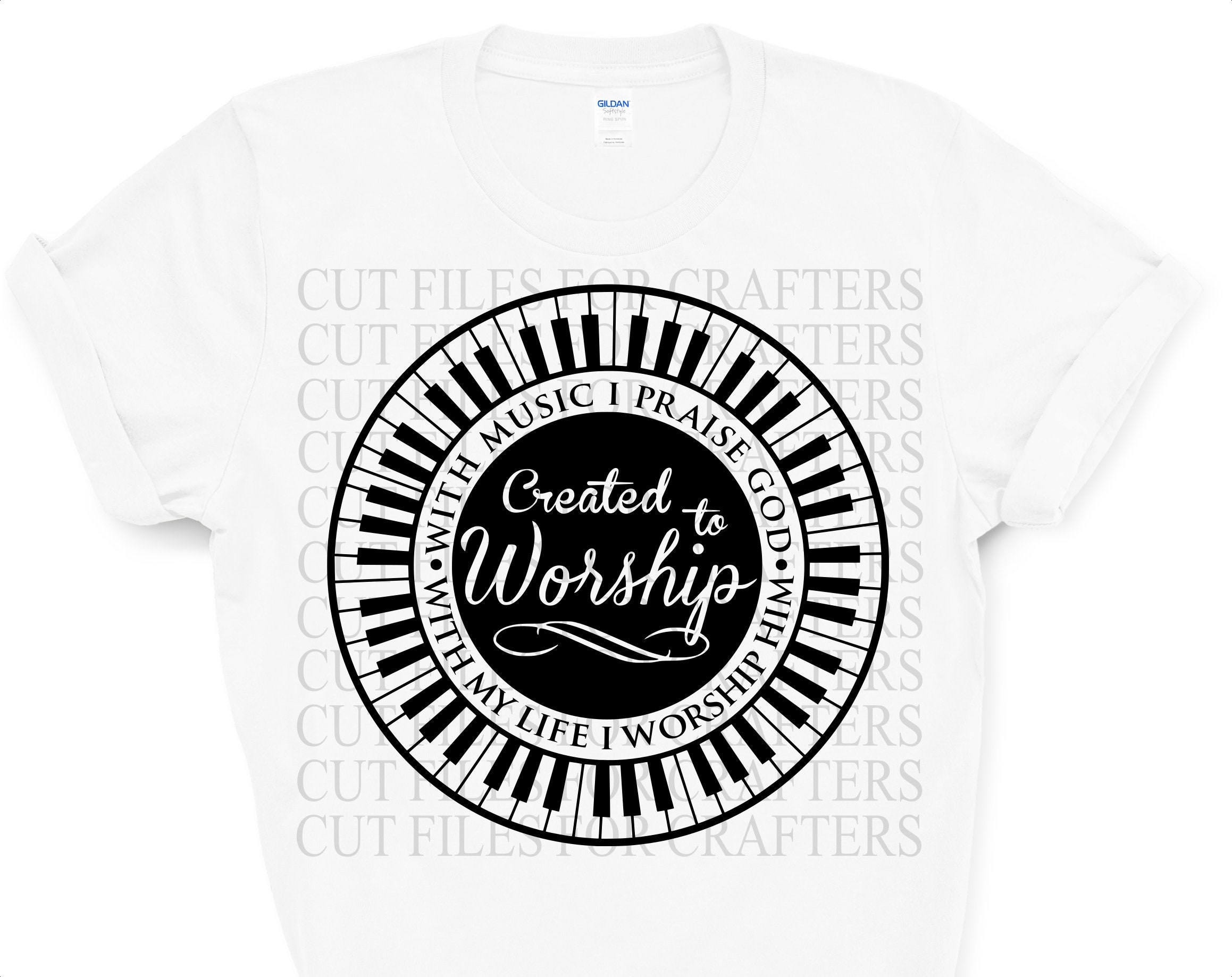 Created To Worship Svg Raise A Hallellujah Svg With Music I | Etsy