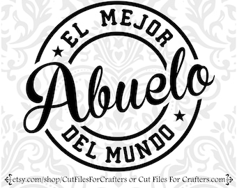El Mejor Abuelo Del Mundo Svg,Mi Abuelo Es Mi Heroe Svg, My Grandpa Is My Hero Svg, Fathers Day Svg, Eres Mi Heroe Feliz Dia Del Padre Svg,