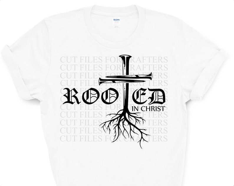 Download Rooted In Christ Svg John 3:16 Svg For God So Loved The | Etsy