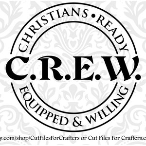 Crew Svg, Christian Svg,Christian Church Svg,Christian Sublimation Svg,Christian Shirt Svg,Christian Print Svg,Worship Team Svg,Missions Svg
