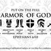Armor of God Svg, Belt of Truth Svg, Sword of the Spirit svg, Shoes of Peace Svg, Shield of Faith Svg, Helmet of Salvation Svg, Ephesians 6 
