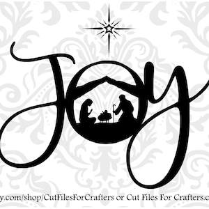 Luz de la Natividad de la Alegría Svg, Natividad Svg, Alegría al Mundo El Señor es El Señor viene Svg, Navidad Natividad Svg, Estrella de Navidad Svg, Bebé Jesús Svg,