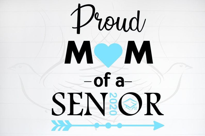 Download Proud Mom Of A 2020 Senior Svg / 5 Color Graduation Bundle ...