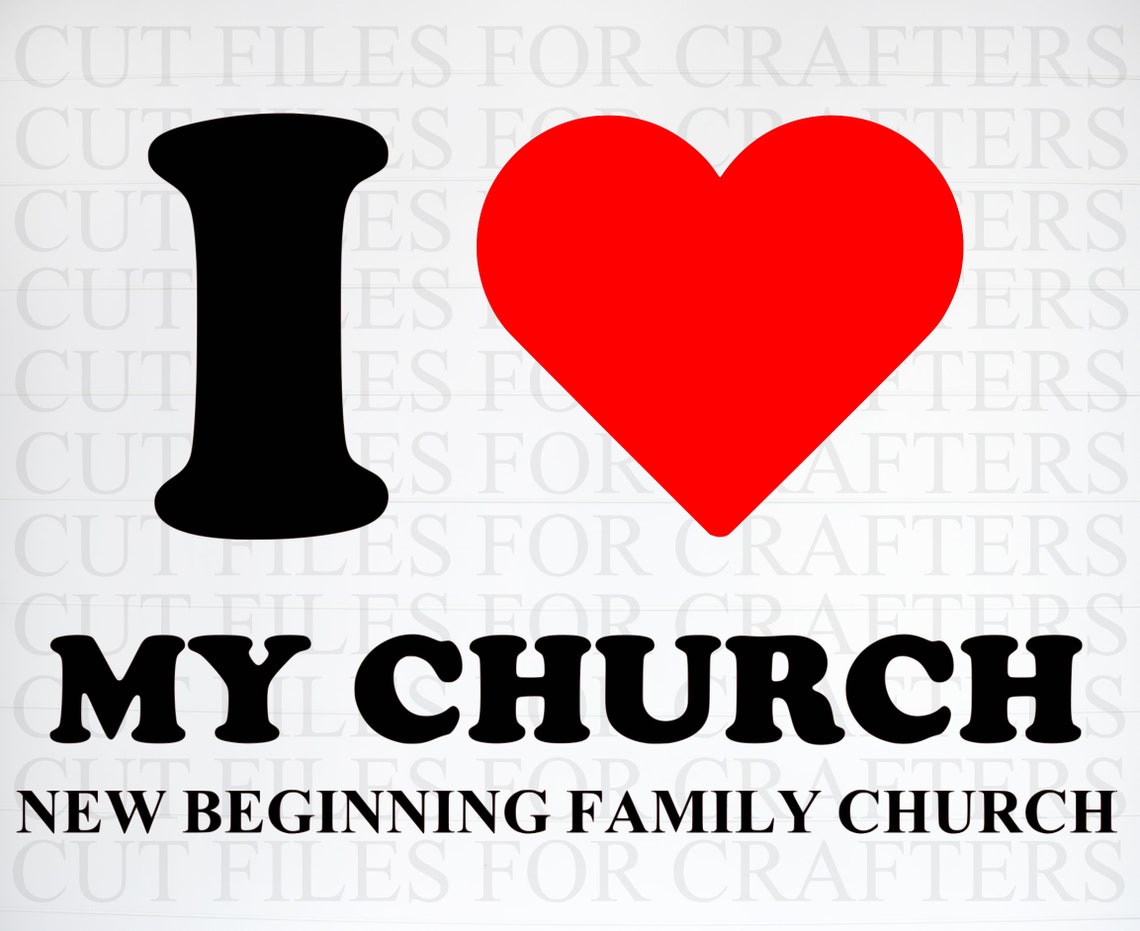 Free Free 271 I Love My Church Svg SVG PNG EPS DXF File