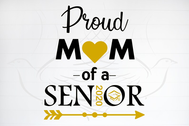 Download Proud Mom Of A 2020 Senior Svg / 5 Color Graduation Bundle ...