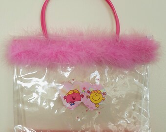Rare 2004 Little Miss sunshine & Chatterbox pink tote bag - unique quirky y2k Elle Woods handbag - 2000s 21st birthday gift for best friend