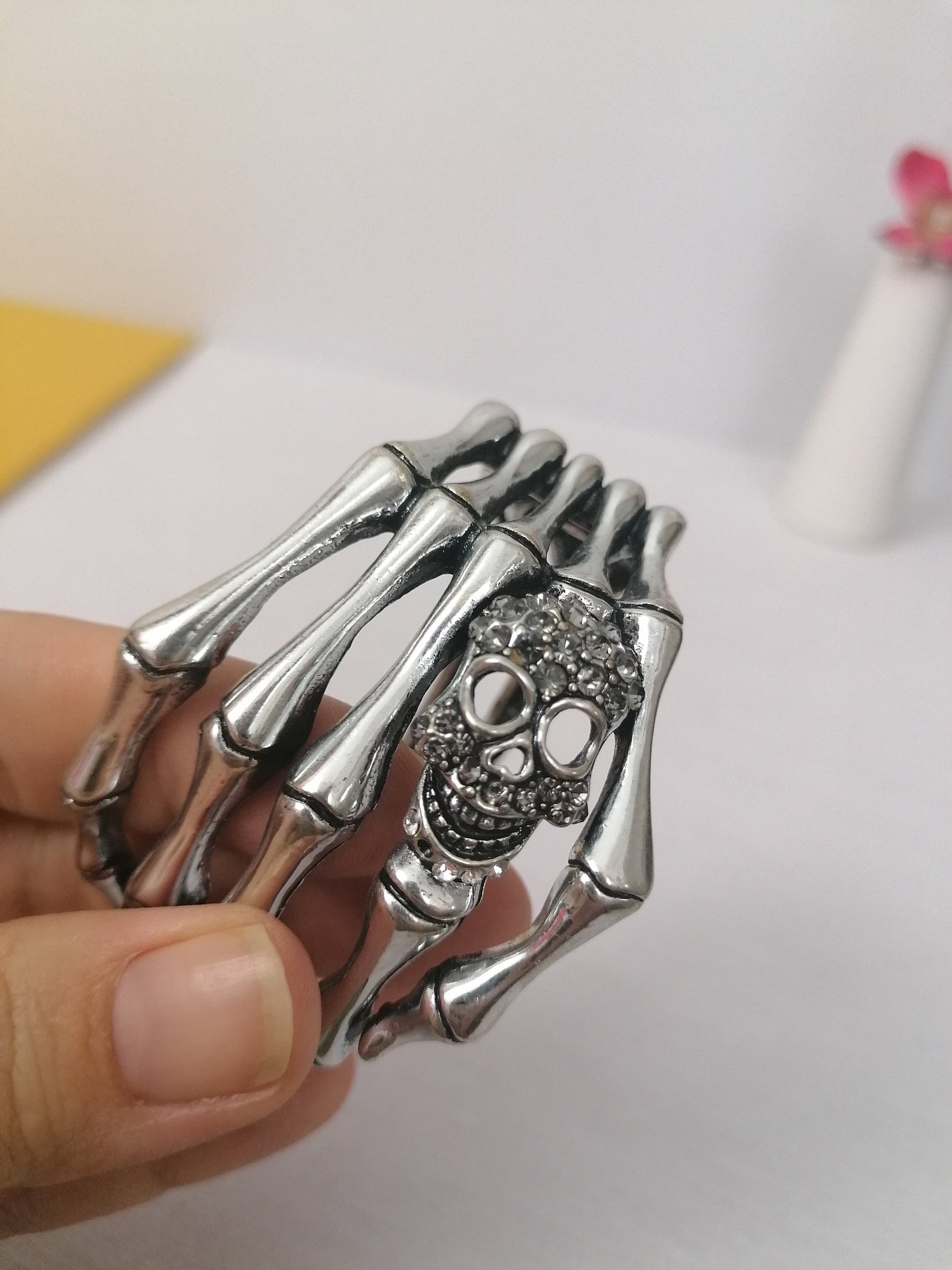Skeleton hand bracelet hot topic Clearance