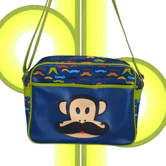 Y2k Vintage Paul Frank Messenger Bag With Mustache Design  display picture 2