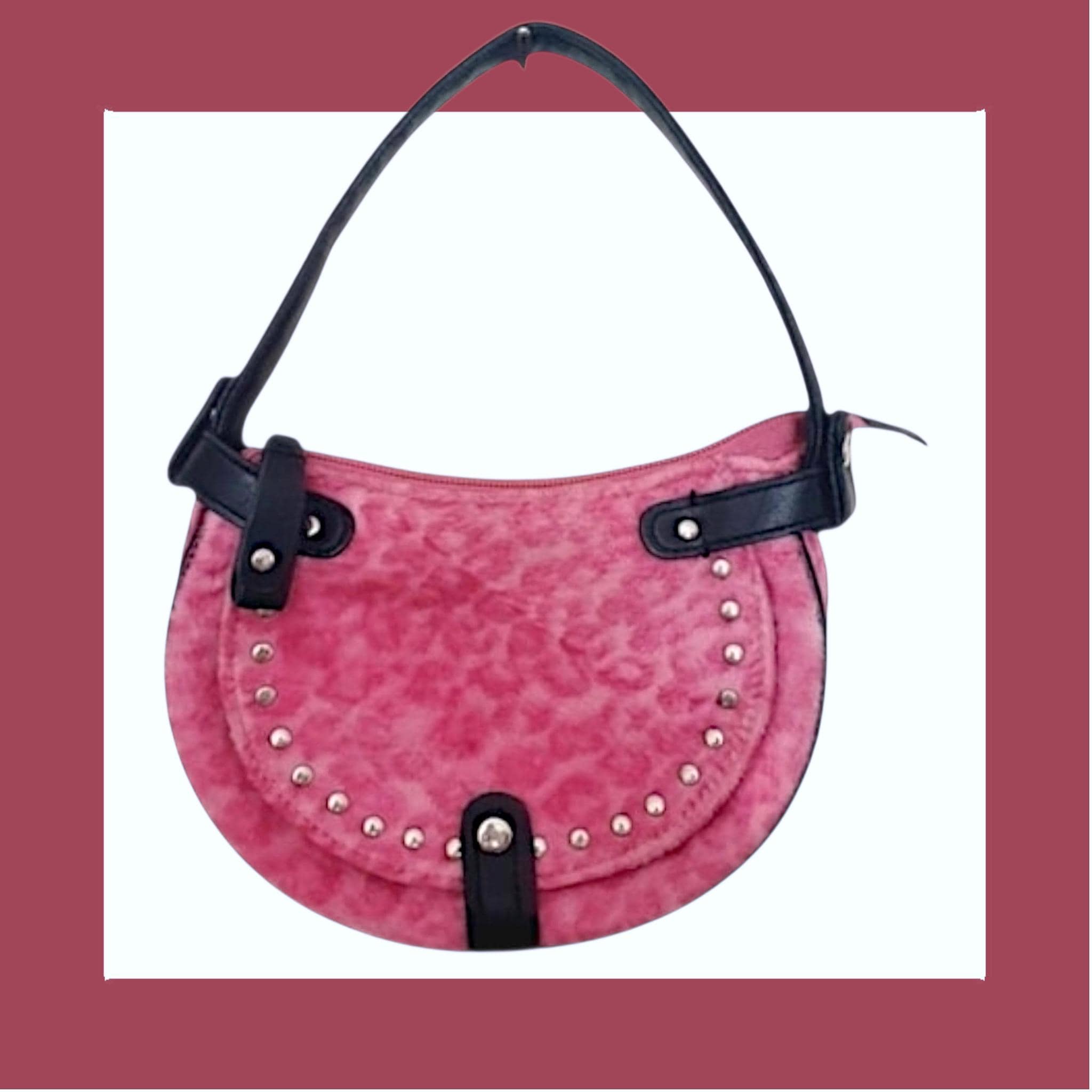 2004 Britney Spears Baguette - 2000s Pink Mini Bag - Curious in