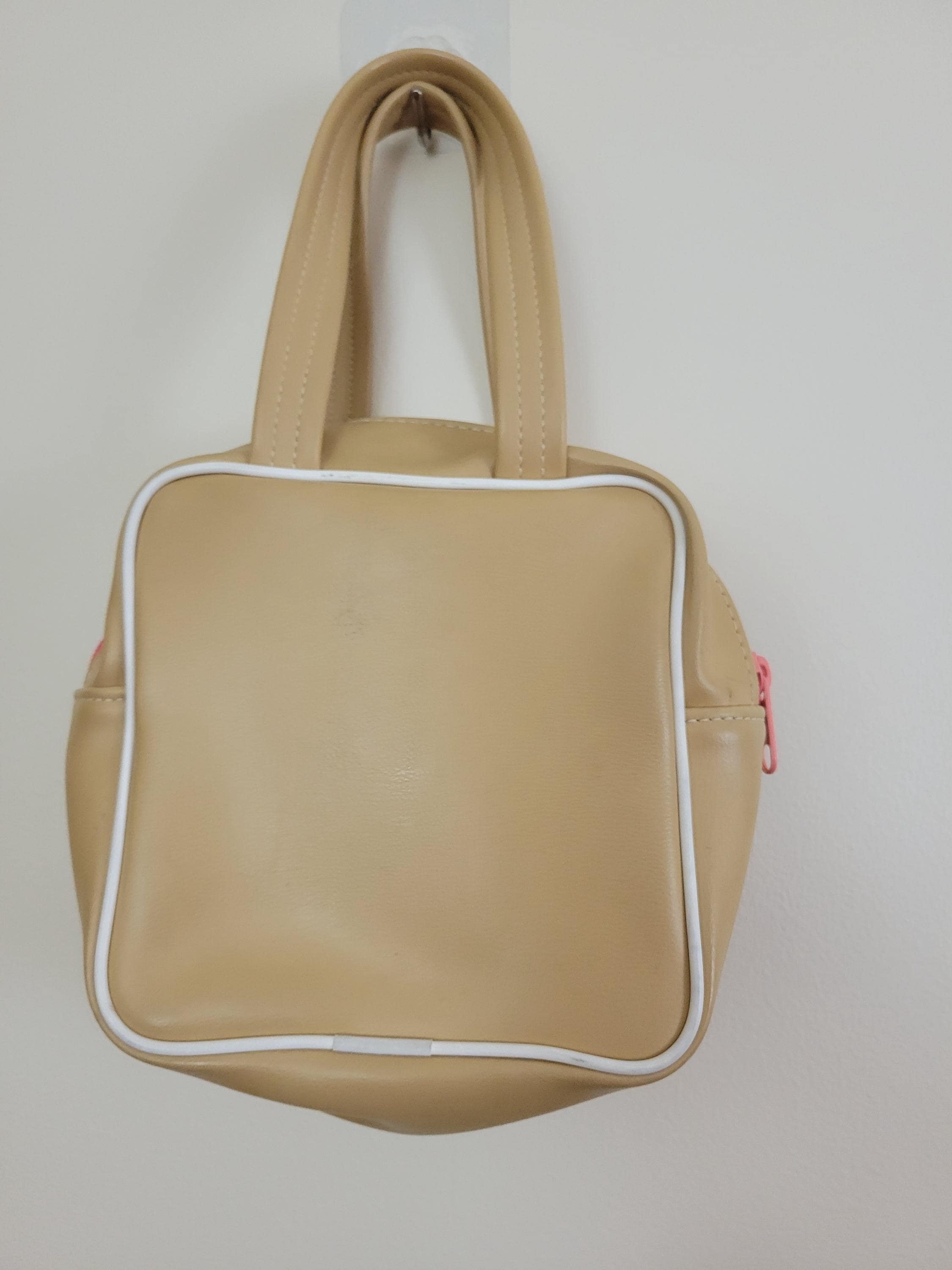 Vintage 2005 Paul Frank Mini Tote Bag - Funky Monkey Face Beige