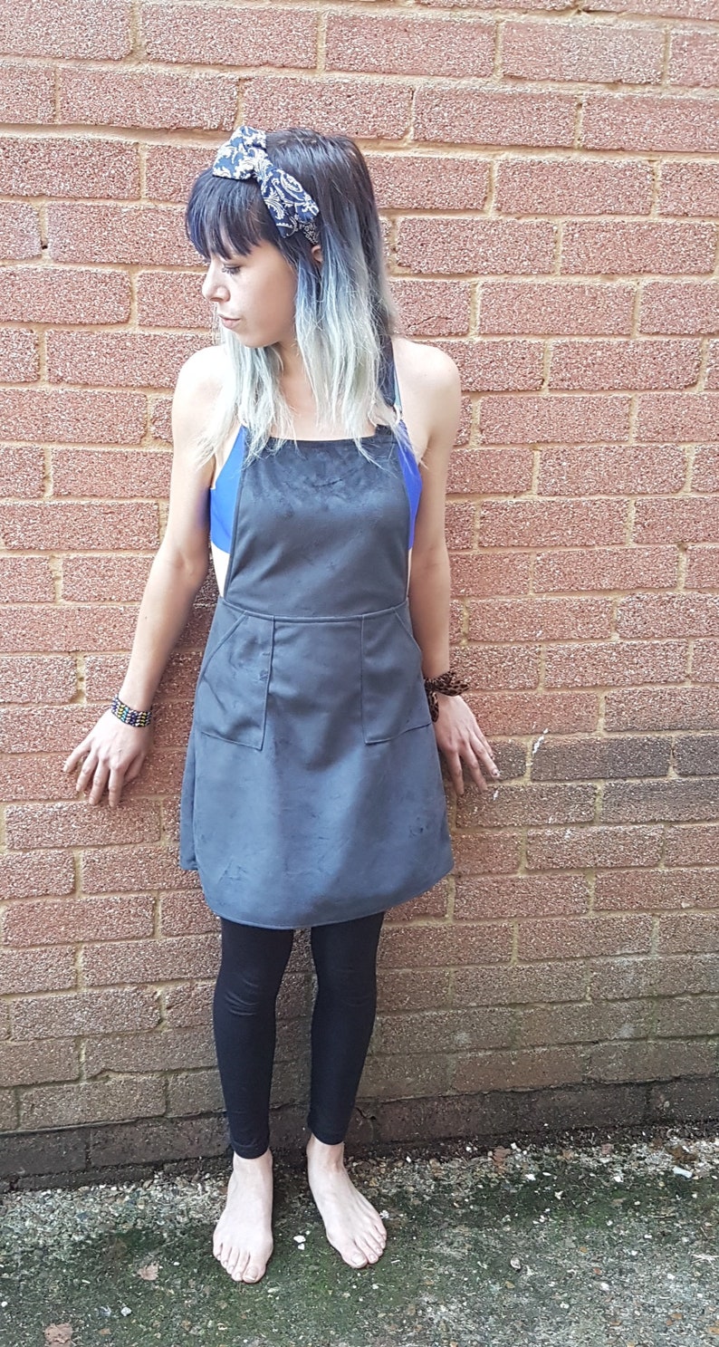 90s dungaree dress
