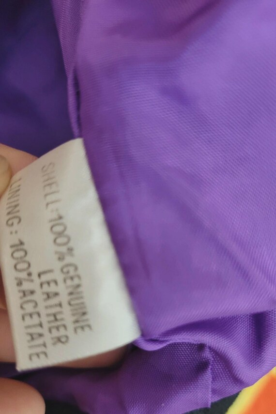 1980s suede colourblock patchwork jacket - croppe… - image 15