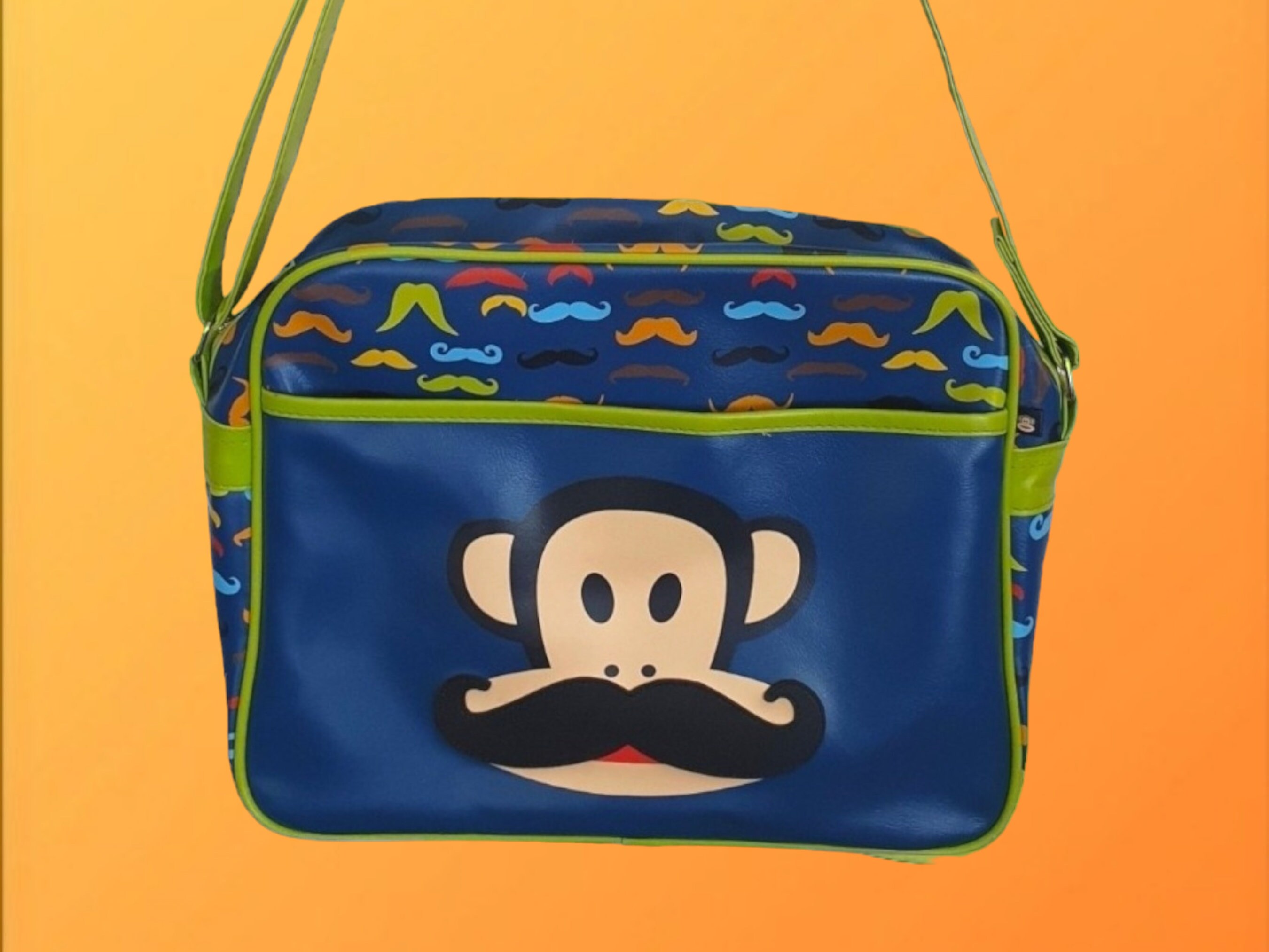 Y2k Vintage Paul Frank Messenger Bag With Mustache Design