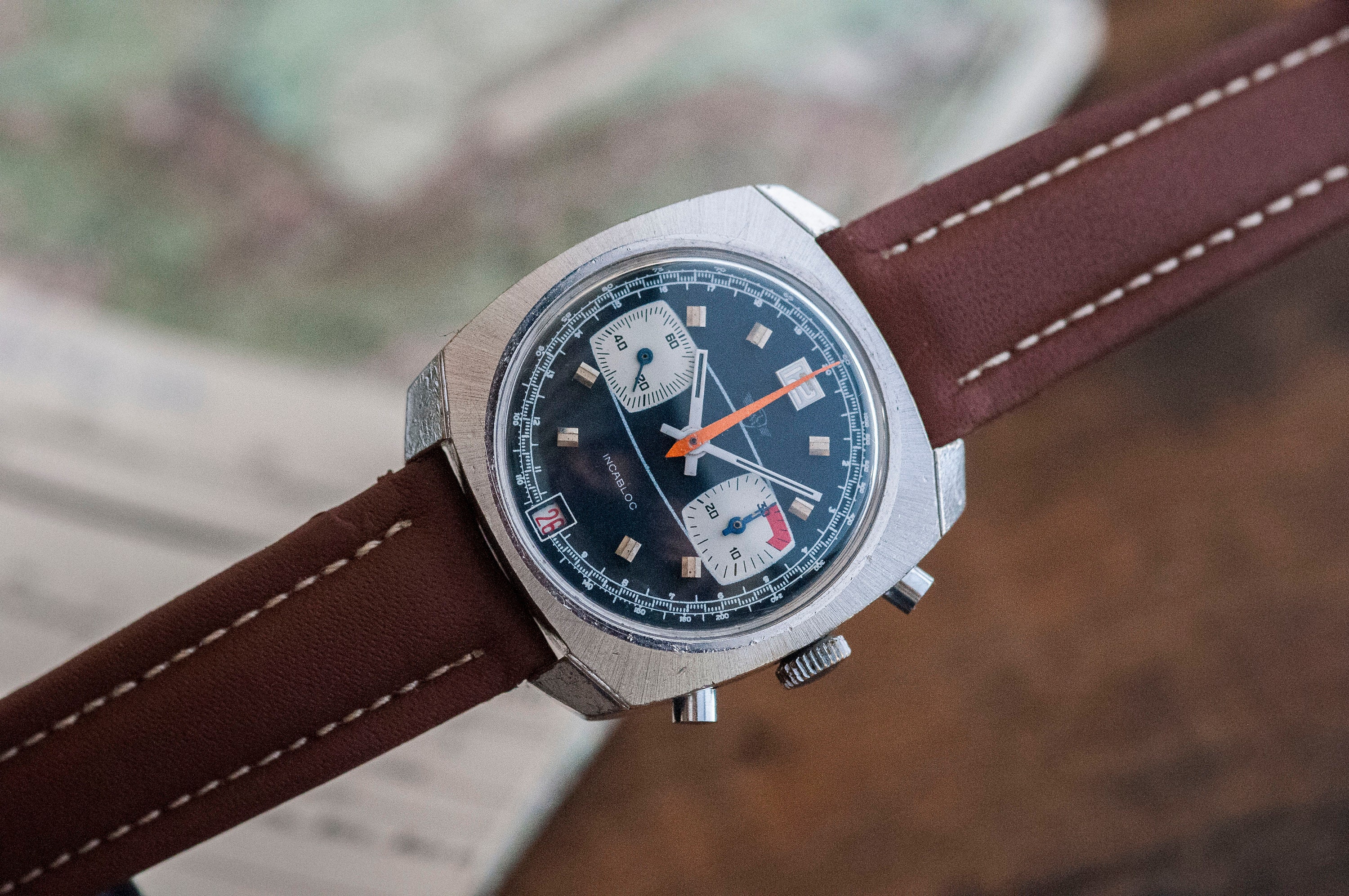 Vintage Mechanical Chronograph 70s Stopwatch for Men - Etsy