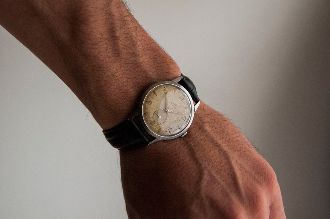 Montre Lip Vintage Mécanique Cal 253 Ref 338603 – À Réparer, Fabriquée En France